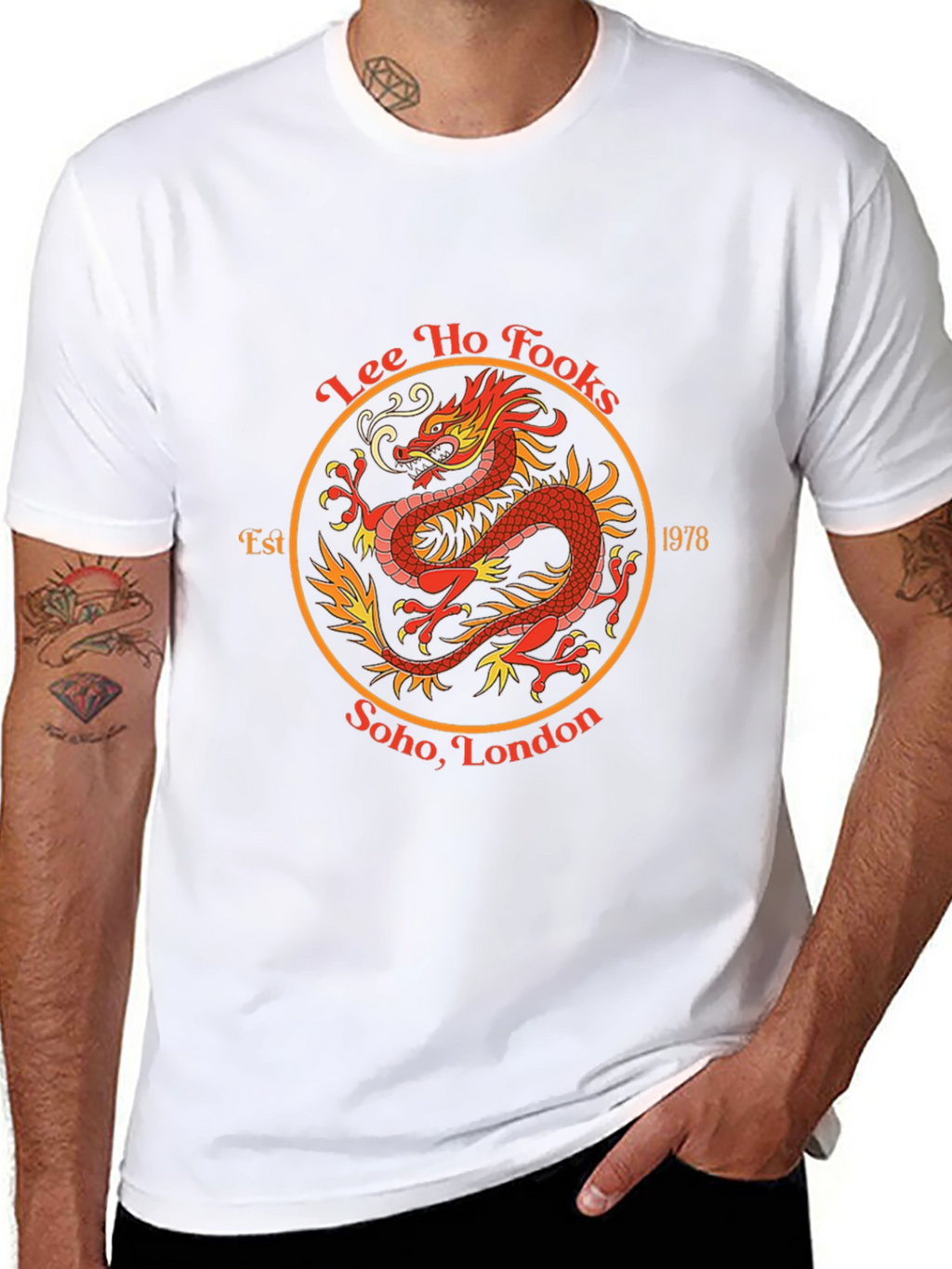 Lee Ho Fooks Dragon Tee - Soho London