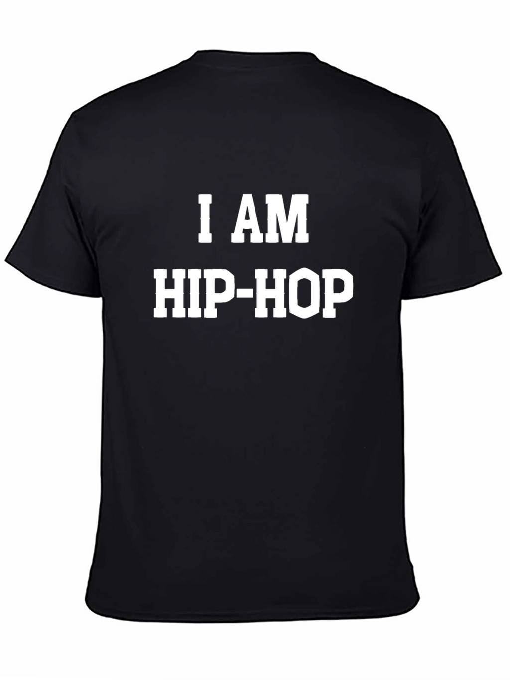 I AM HIP-HOP Black Graphic Tee