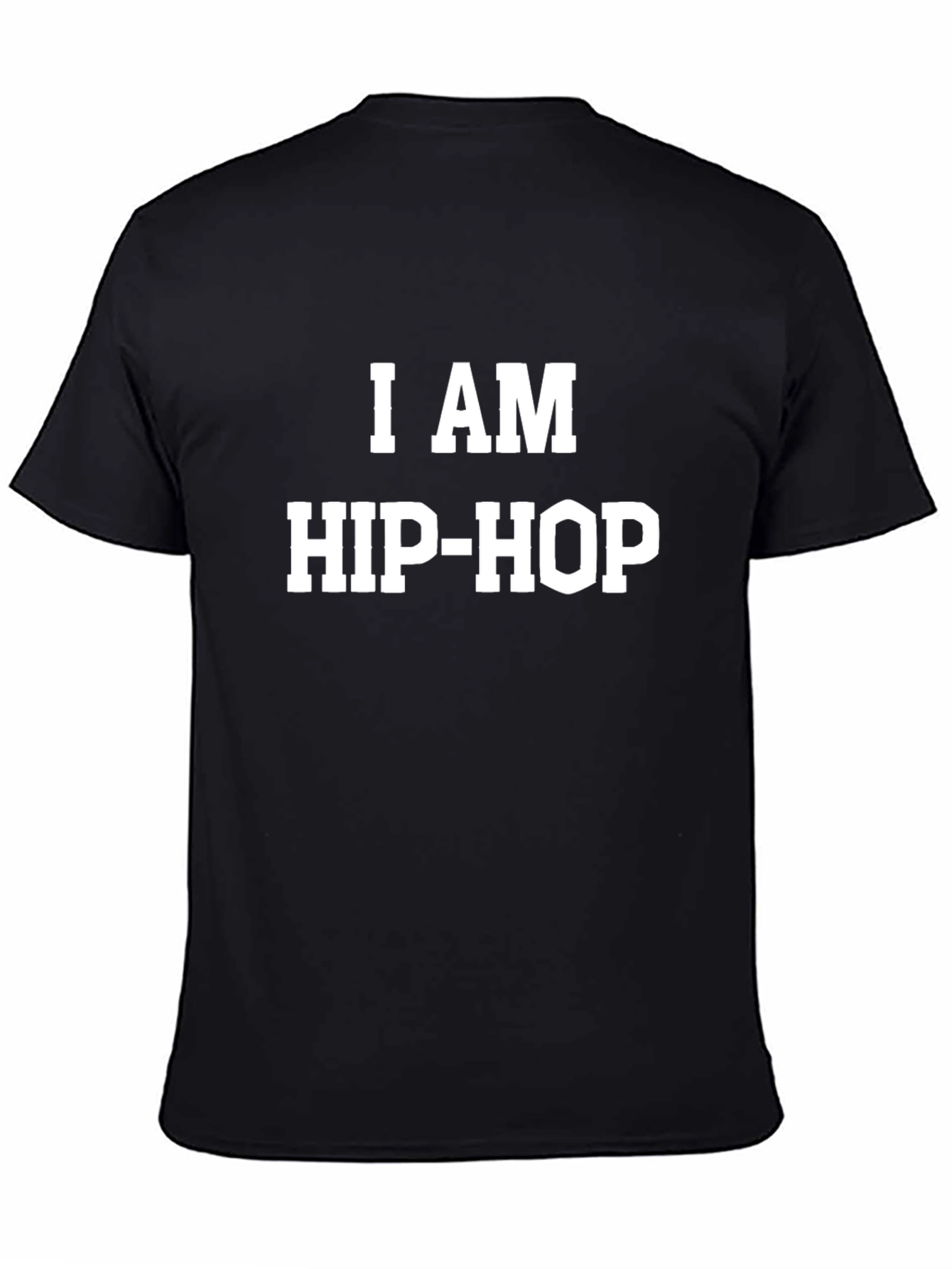 I AM HIP-HOP Black Graphic Tee