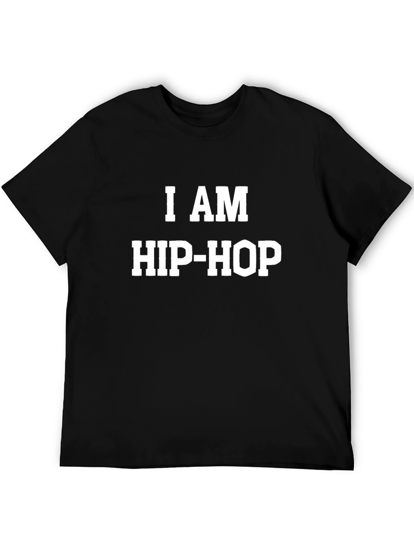 I AM HIP-HOP Black Graphic Tee
