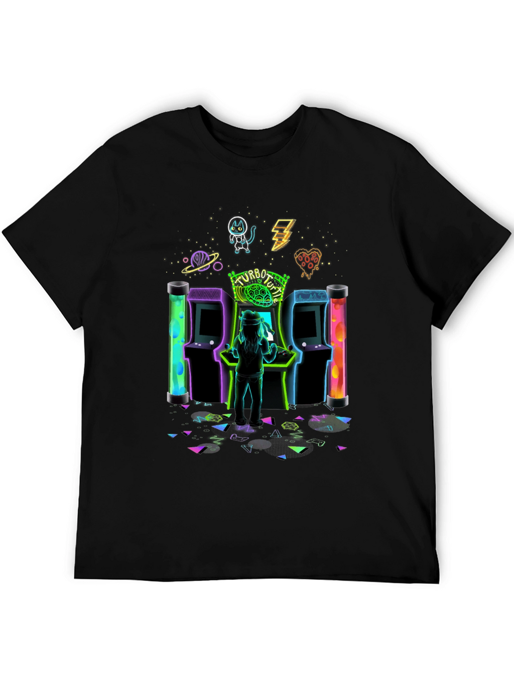 Retro Arcade T-Shirt - Turbo Turtle Game