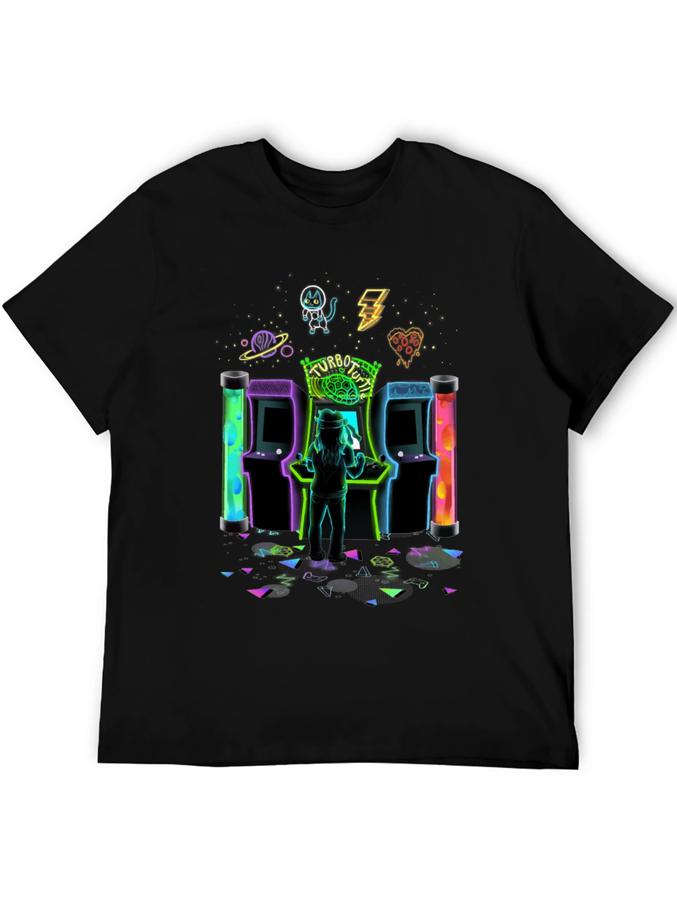 Retro Arcade T-Shirt - Turbo Turtle Game