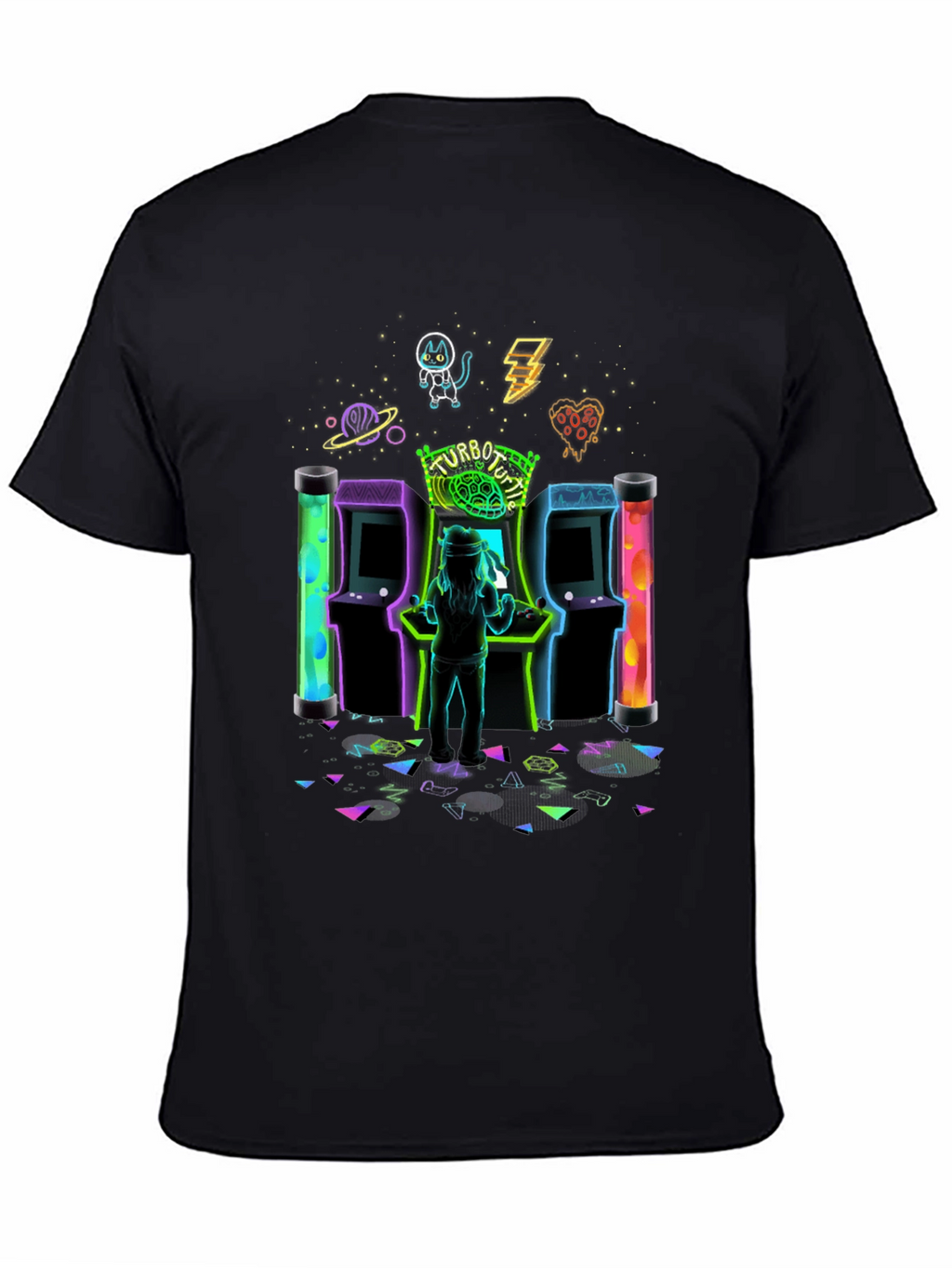 Retro Arcade T-Shirt - Turbo Turtle Game