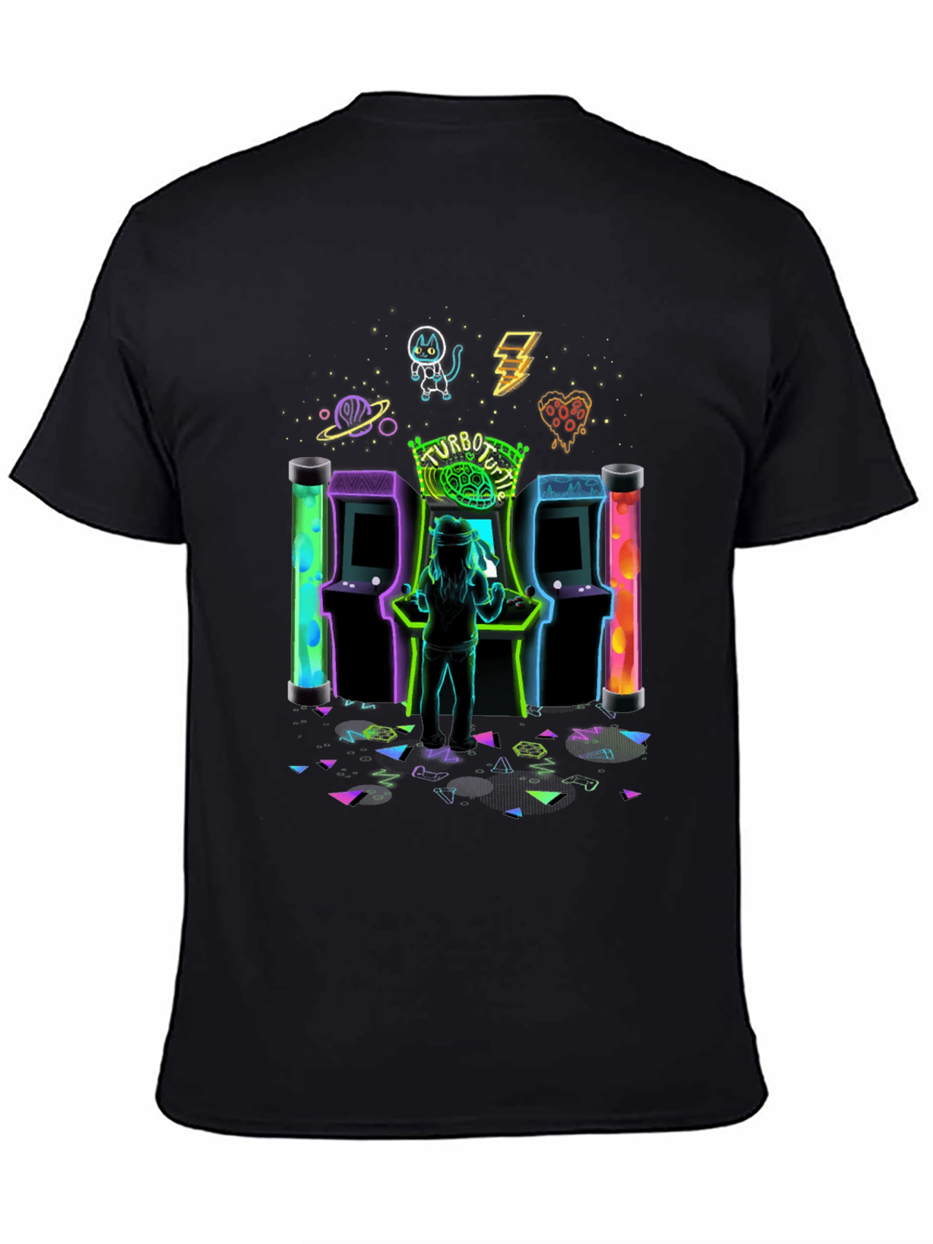 Retro Arcade T-Shirt - Turbo Turtle Game