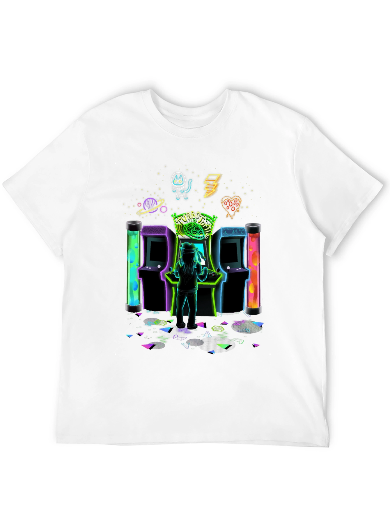 Retro Arcade T-Shirt - Turbo Turtle Game