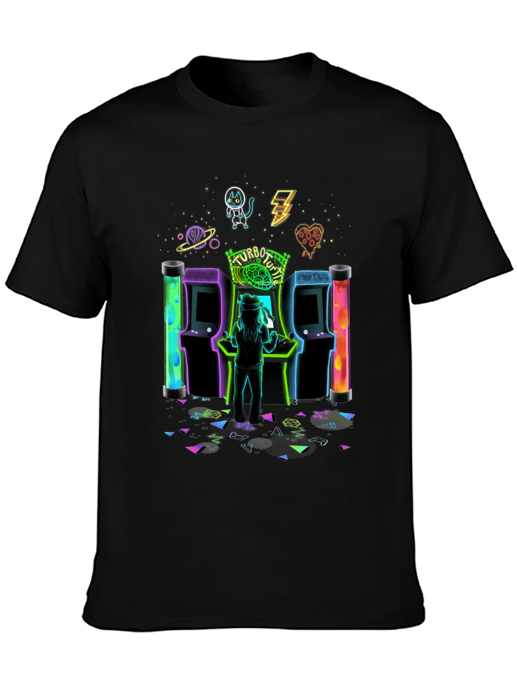 Retro Arcade T-Shirt - Turbo Turtle Game