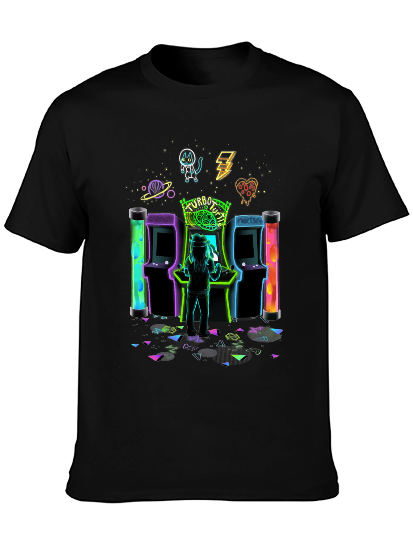 Retro Arcade T-Shirt - Turbo Turtle Game