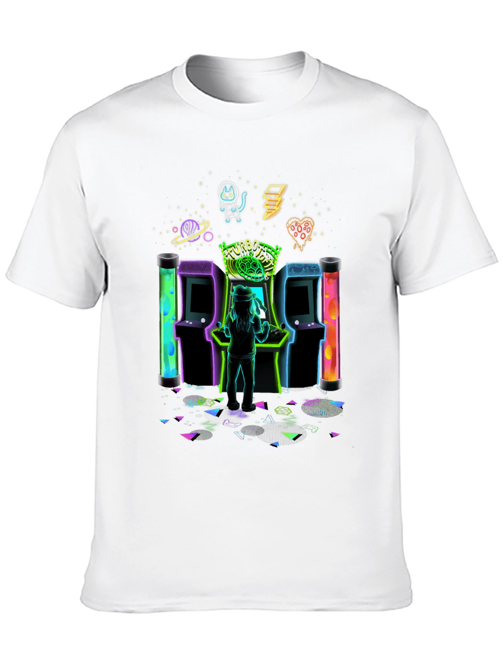 Retro Arcade T-Shirt - Turbo Turtle Game