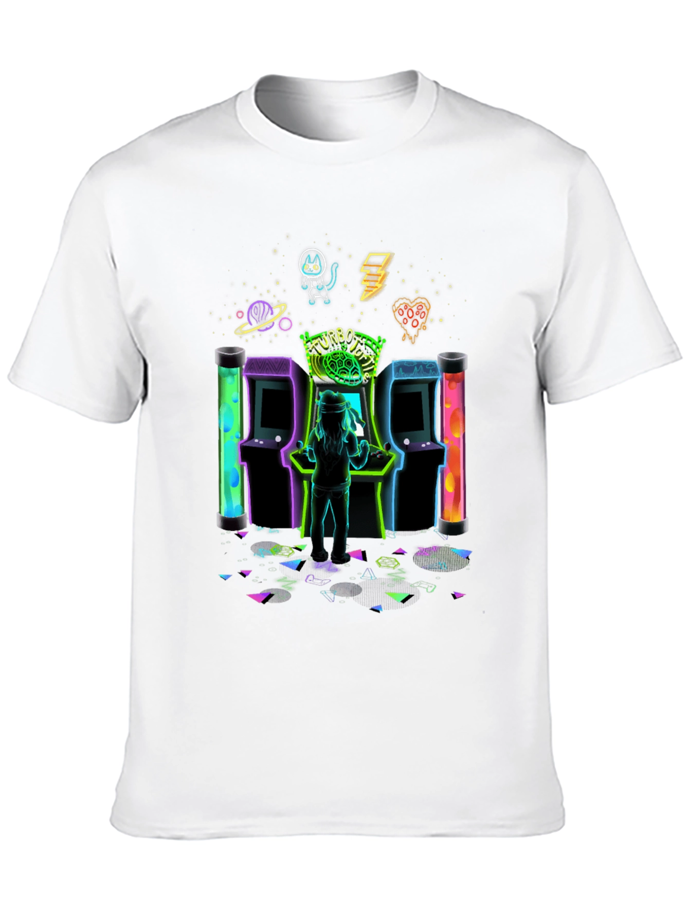 Retro Arcade T-Shirt - Turbo Turtle Game