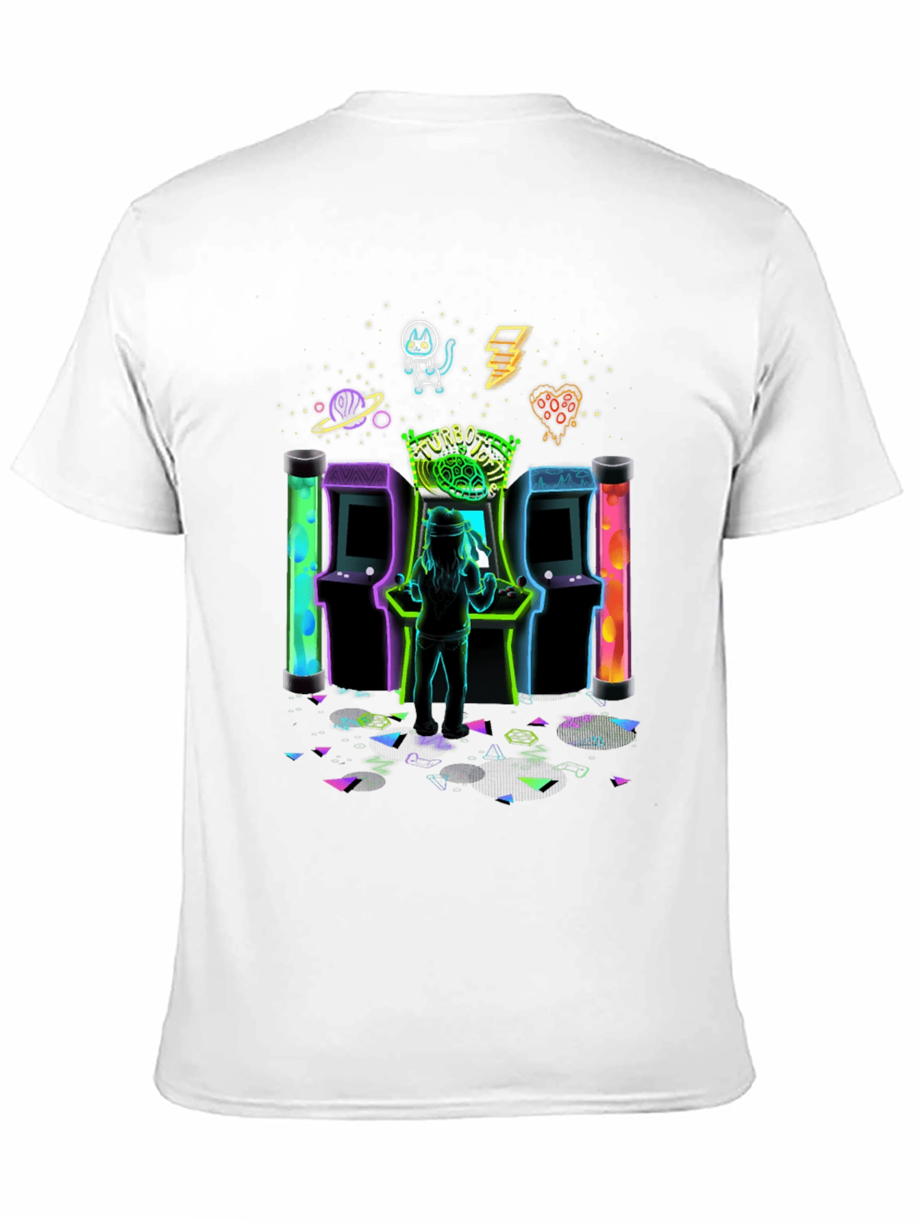 Retro Arcade T-Shirt - Turbo Turtle Game