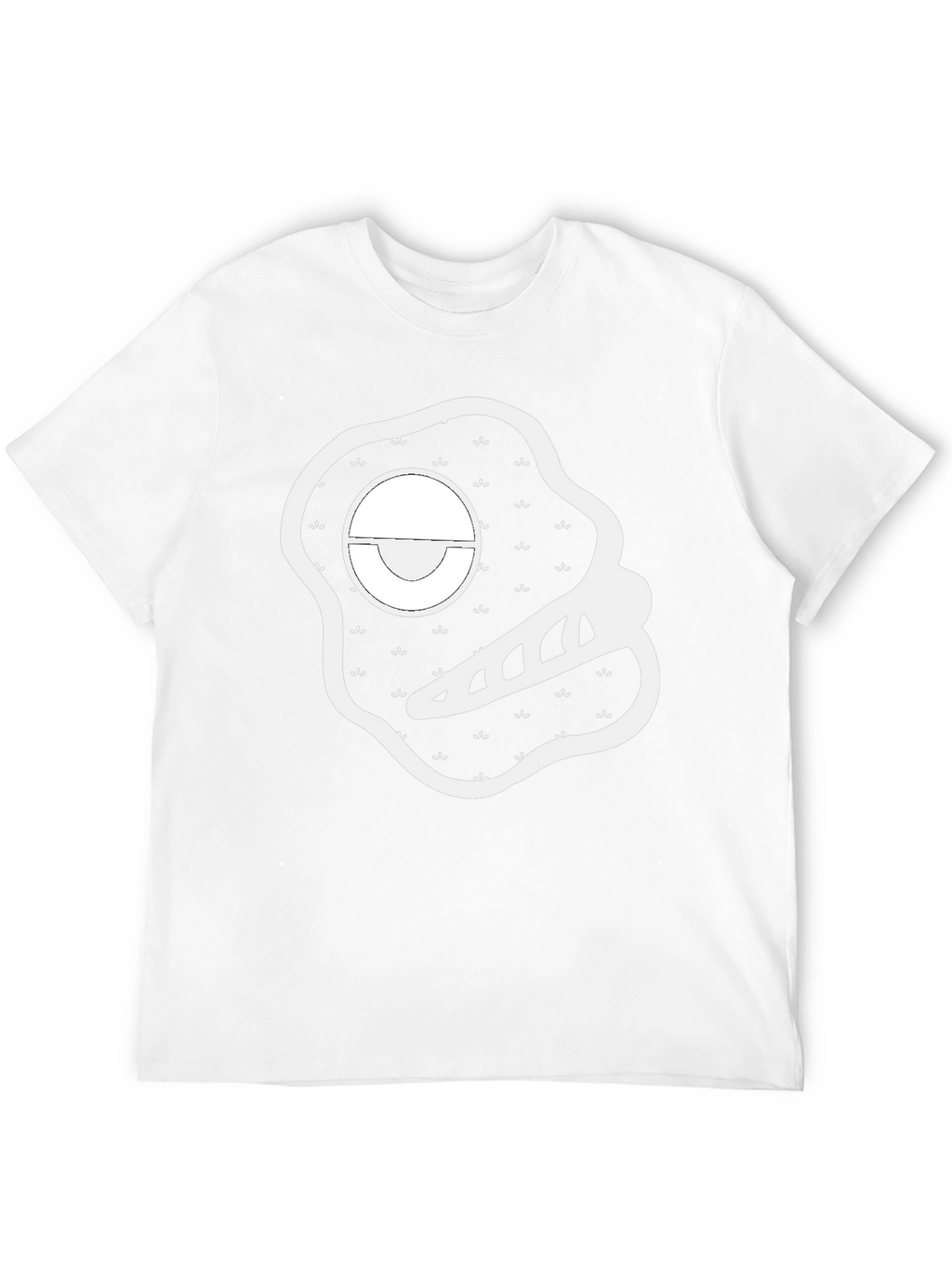Modern Graphic Print Black T-Shirt