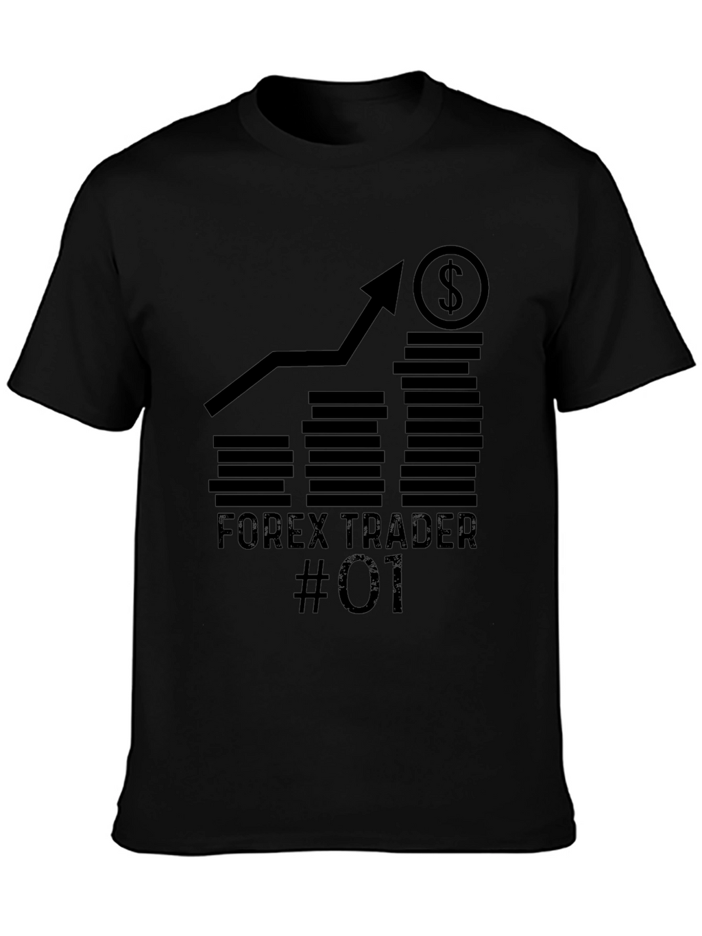 Forex Trader #01 Graphic Tee - Black