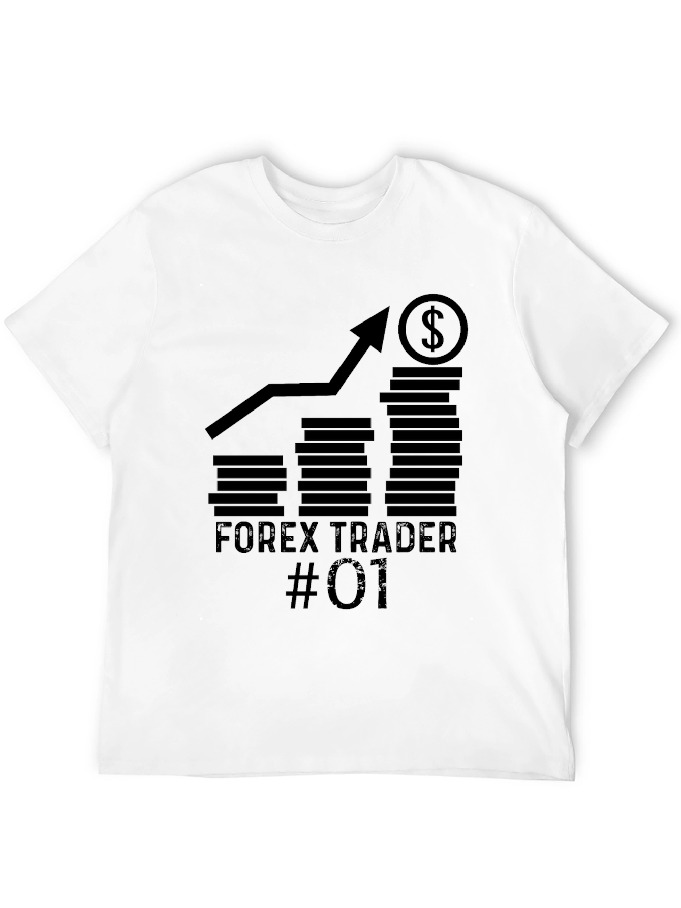Forex Trader #01 Graphic Tee - Black