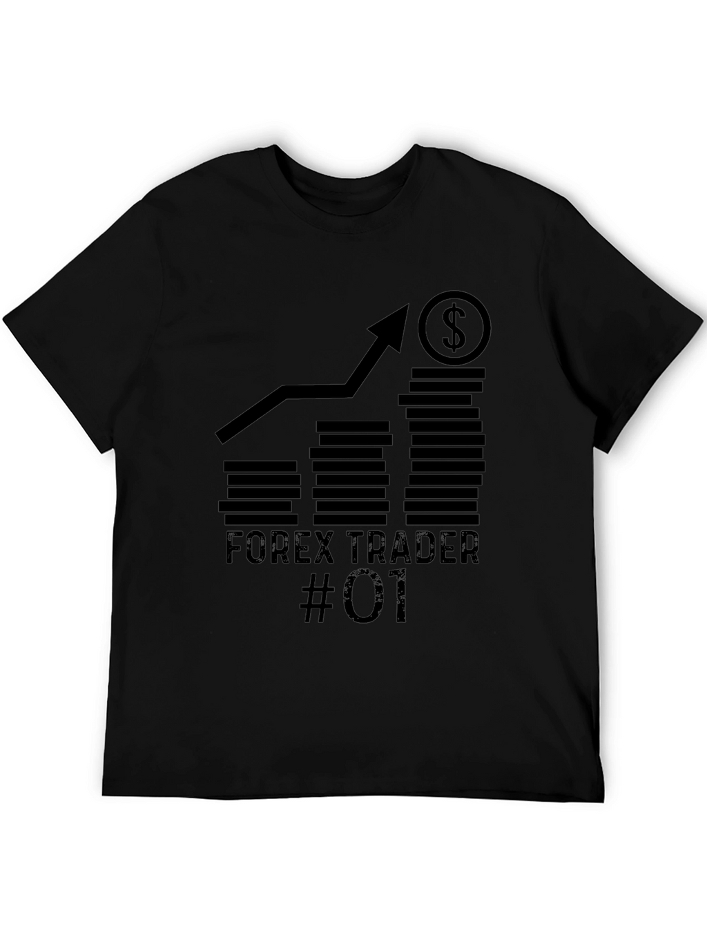 Forex Trader #01 Graphic Tee - Black