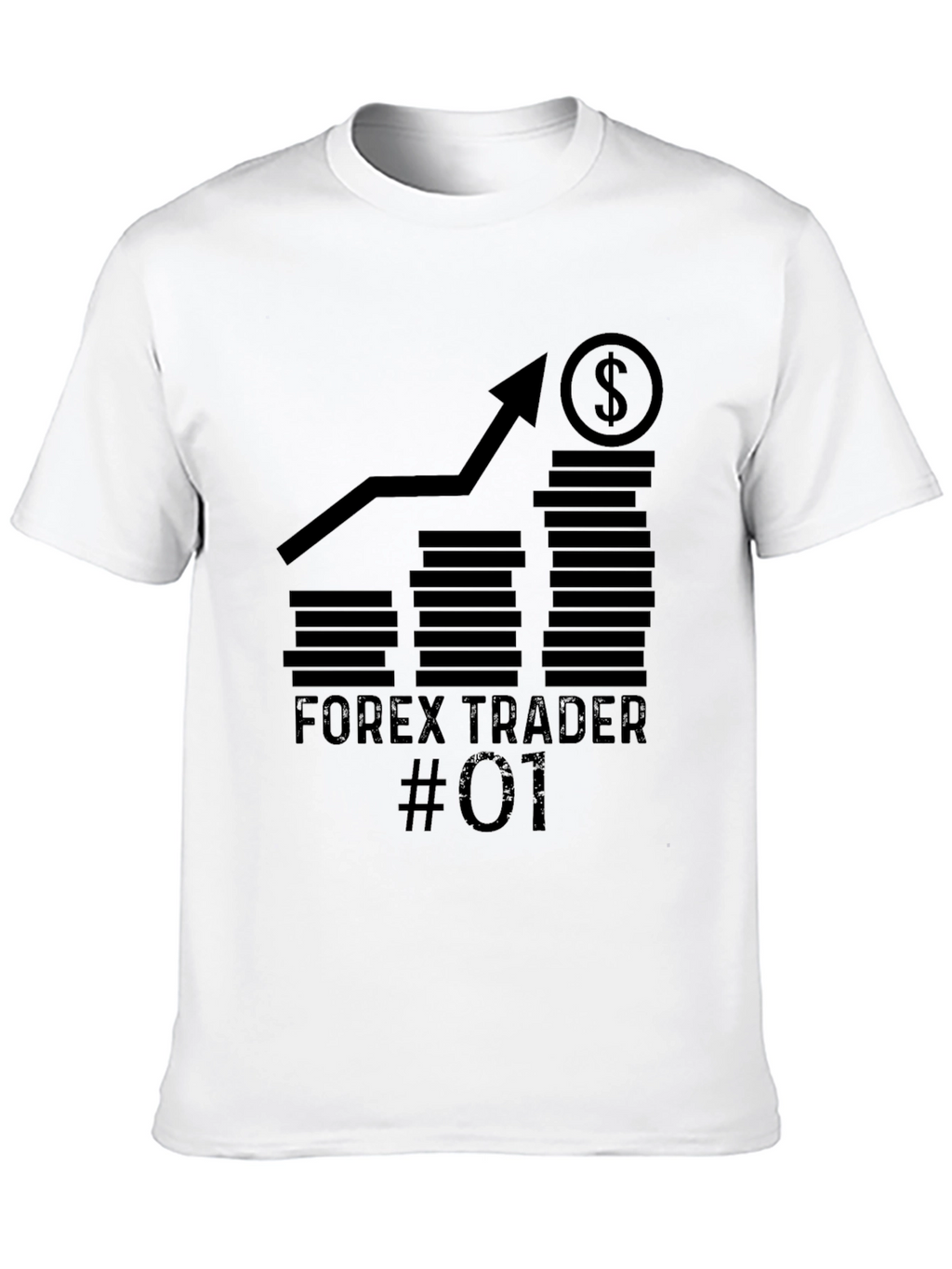 Forex Trader #01 Graphic Tee - Black