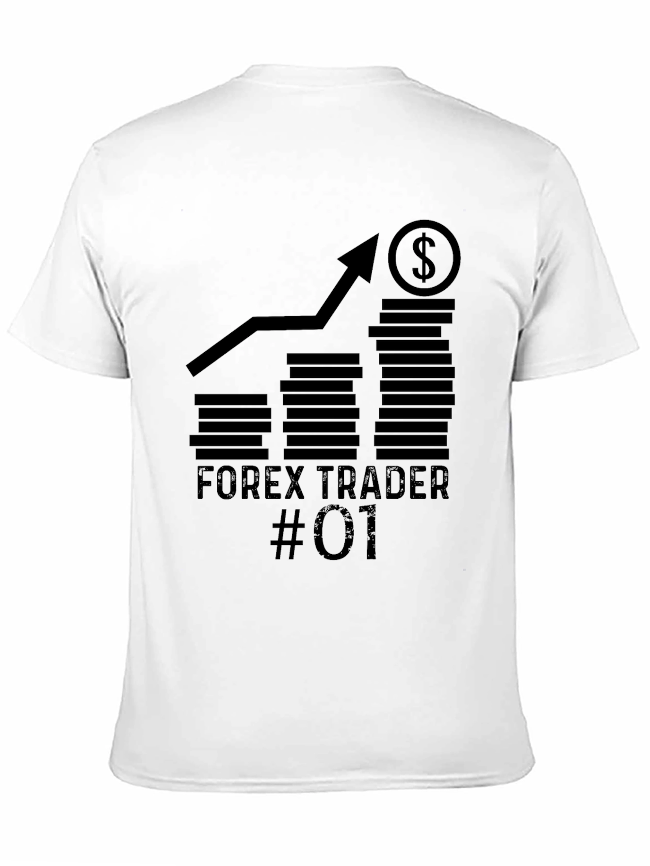 Forex Trader #01 Graphic Tee - Black