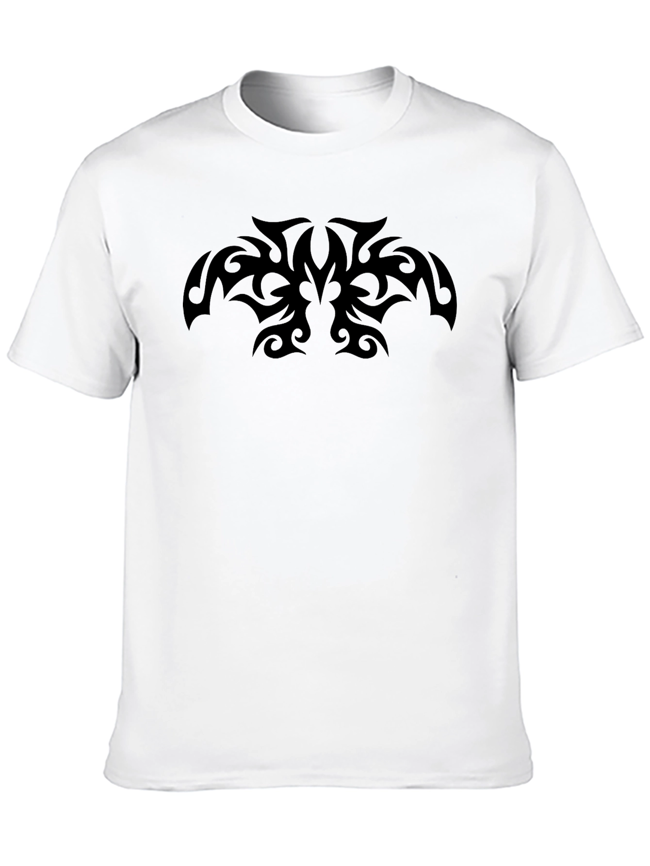 Mens Black Tribal Tattoo Graphic Tee