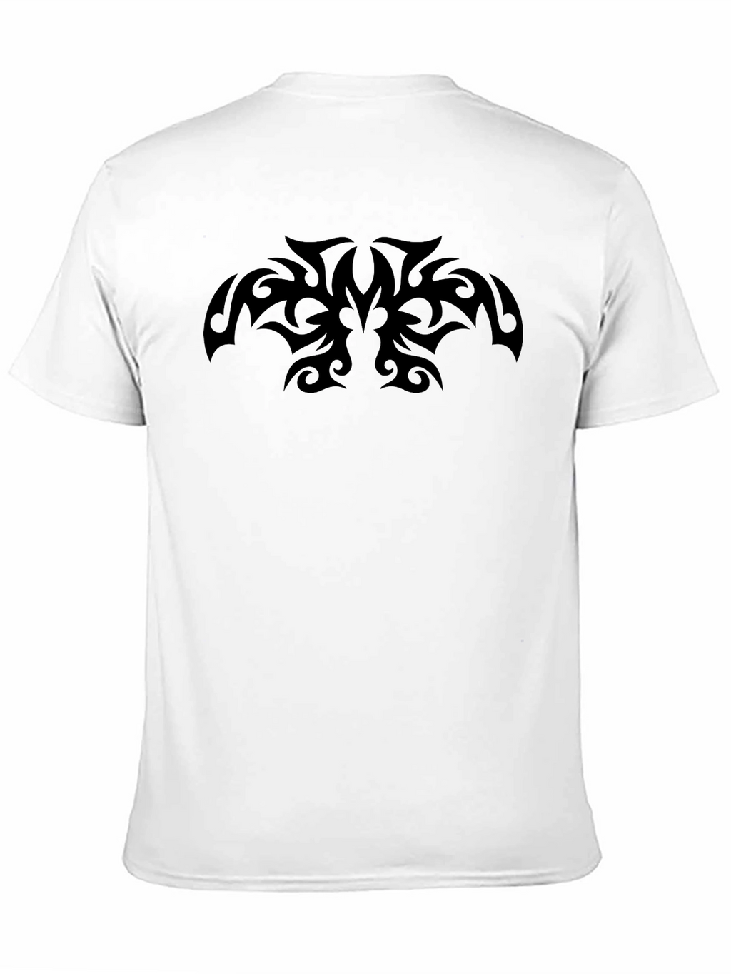 Mens Black Tribal Tattoo Graphic Tee