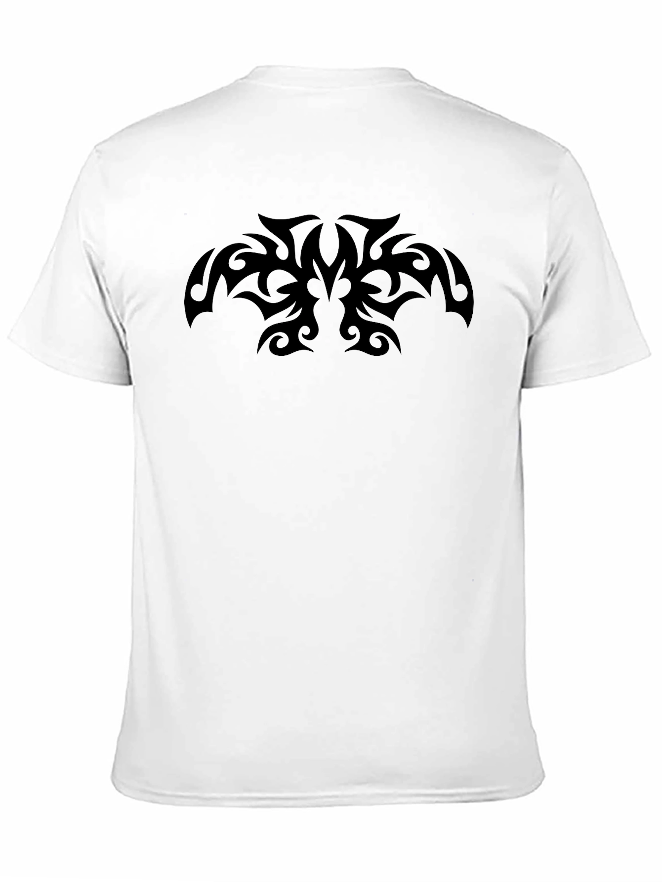 Mens Black Tribal Tattoo Graphic Tee