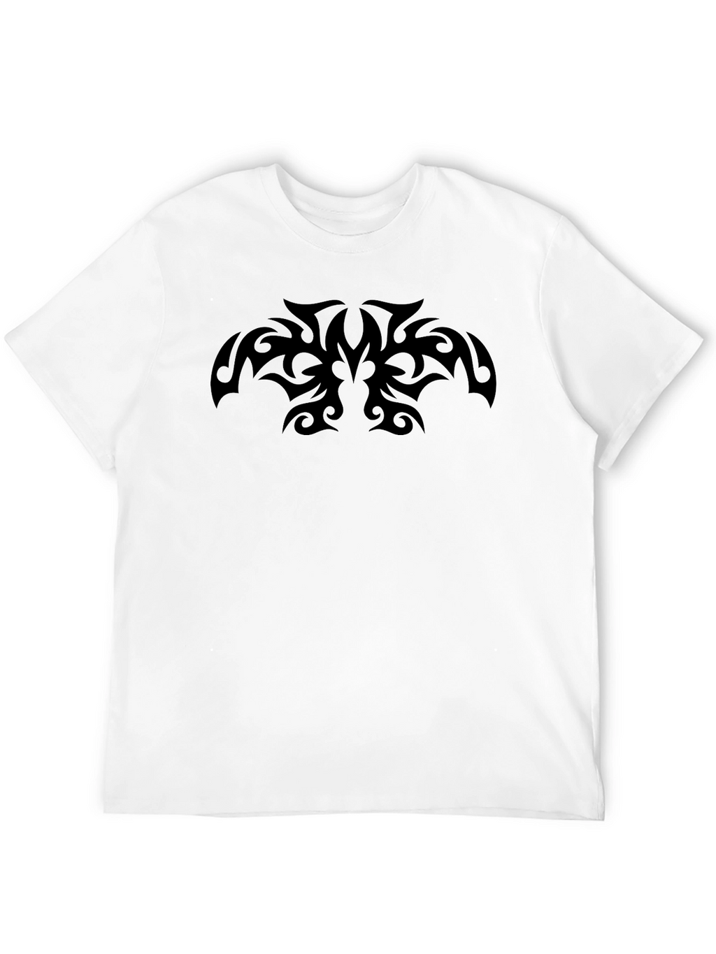 Mens Black Tribal Tattoo Graphic Tee