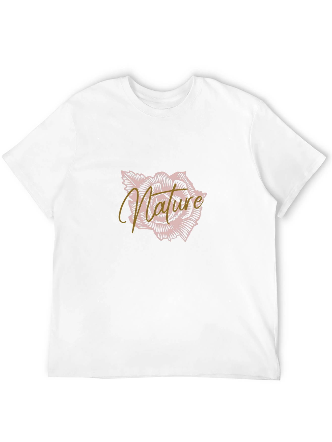 Black Mature Rose Graphic Tee