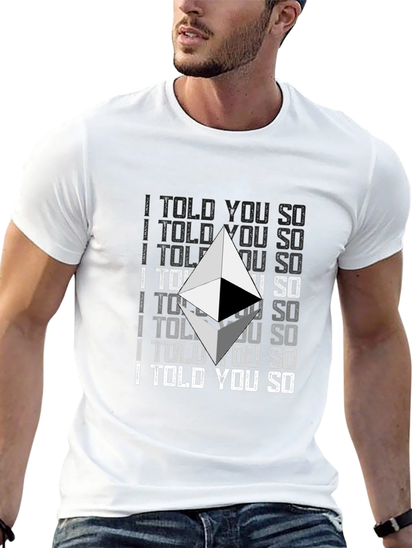 Ethereum Crypto I Told You So Graphic T-Shirt