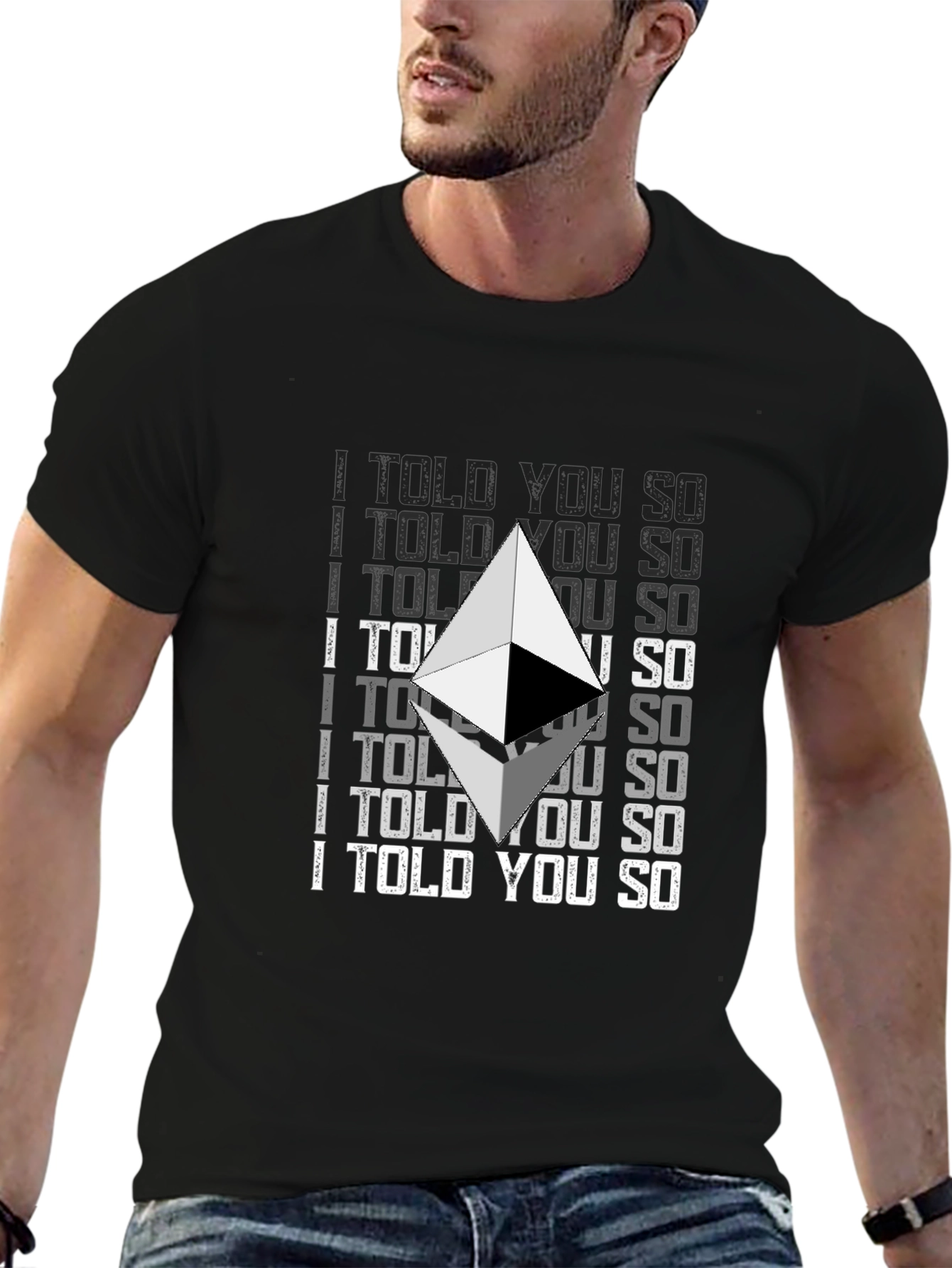 Ethereum Crypto I Told You So Graphic T-Shirt