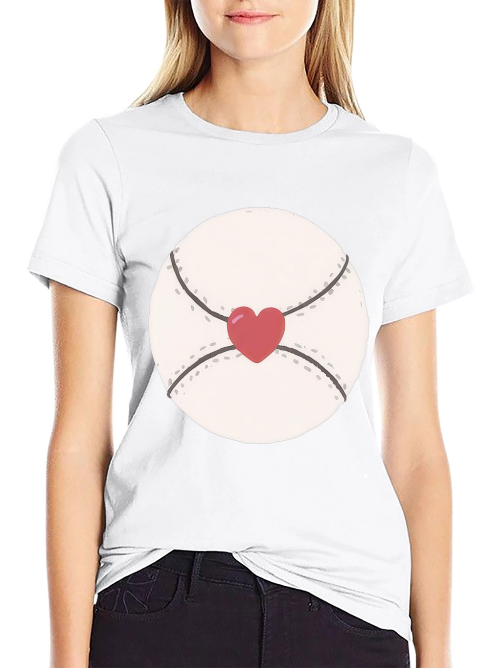 Heart Baseball T-Shirt
