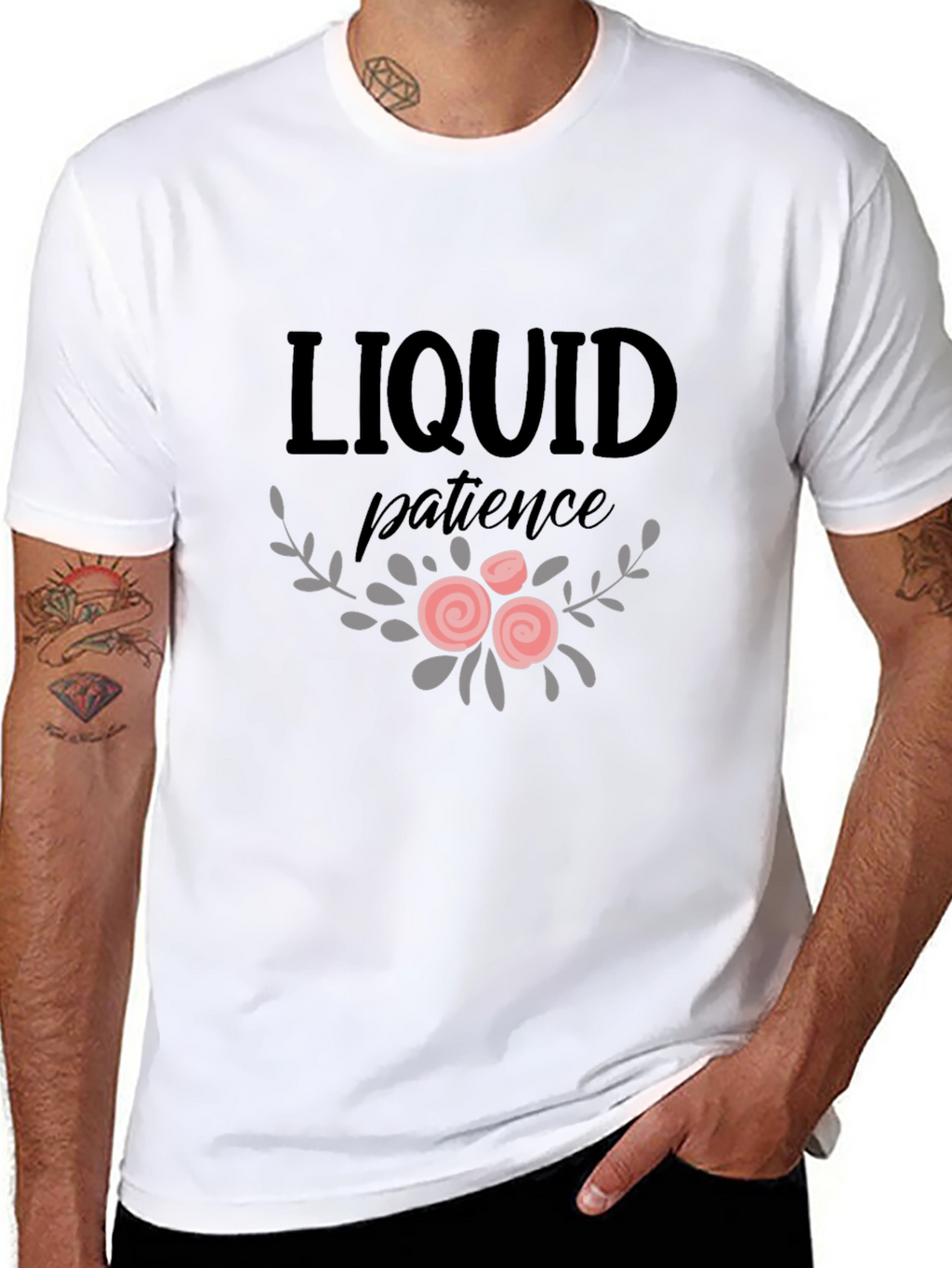 Liquid Patience Graphic Tee - Stylish Comfort
