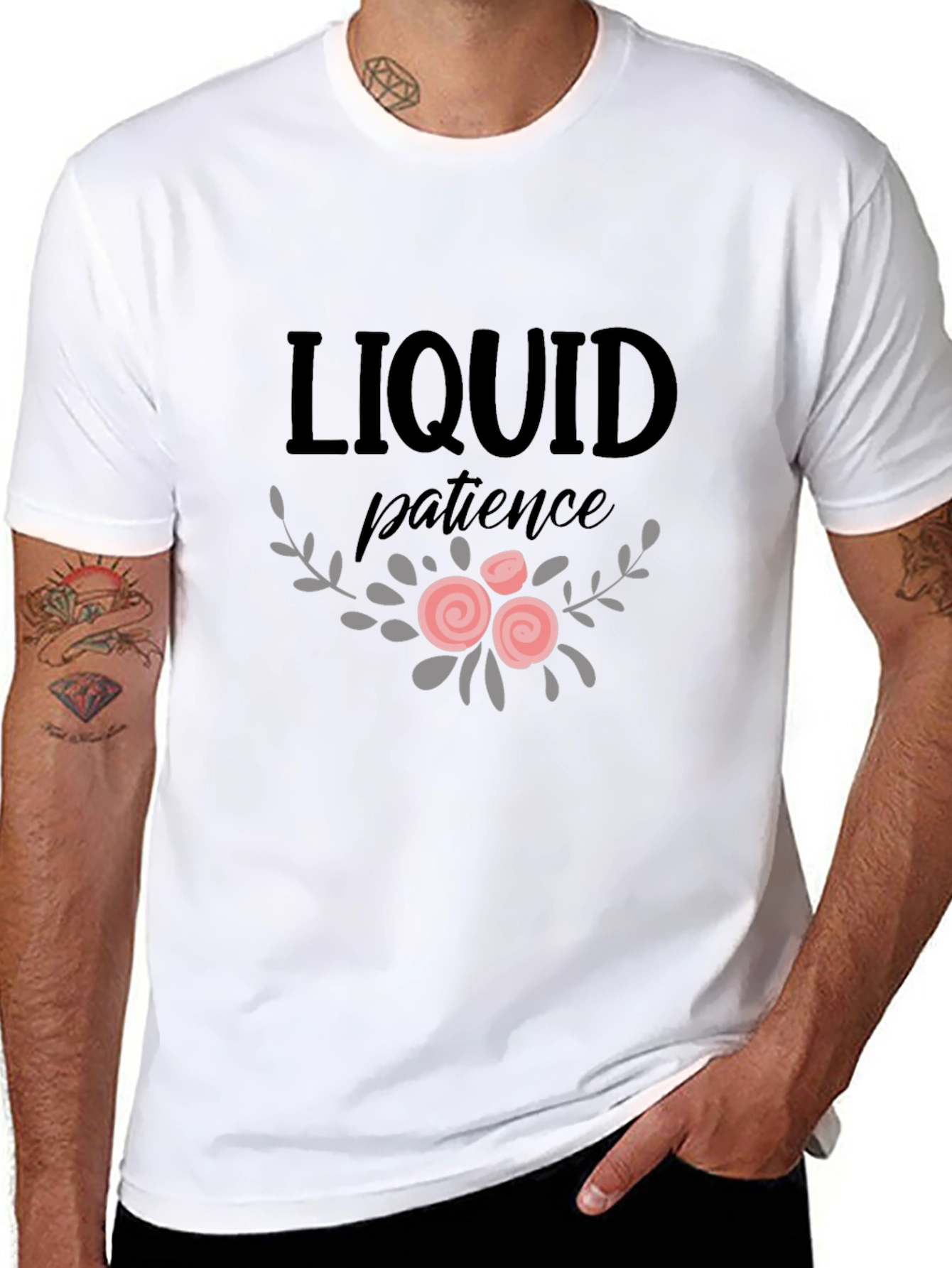 Liquid Patience Graphic Tee - Stylish Comfort