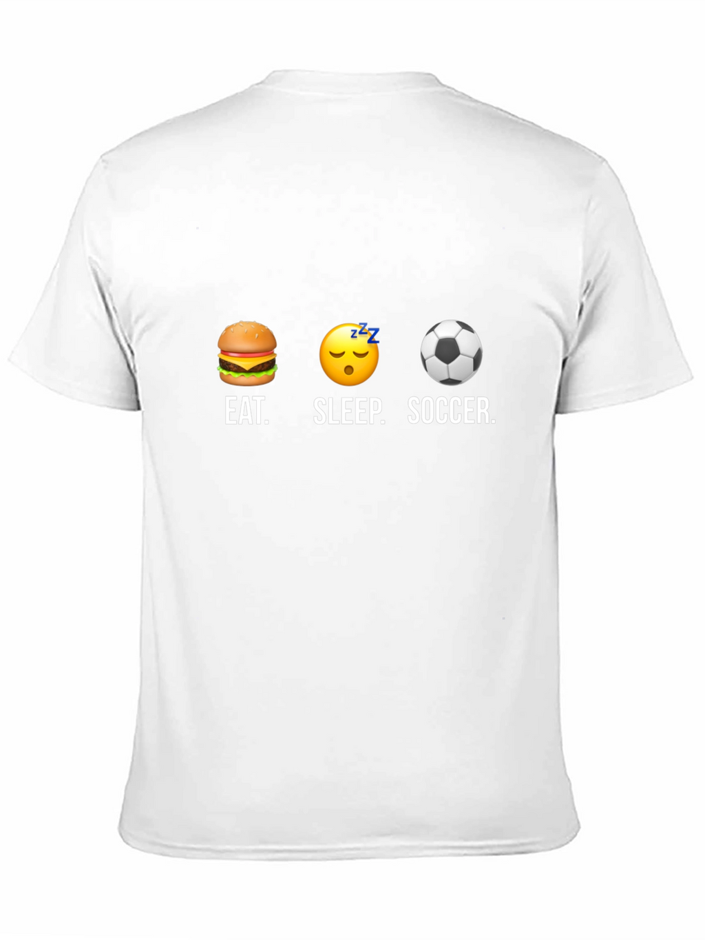 Eat Sleep Soccer T-Shirt - Funny Graphic Tee