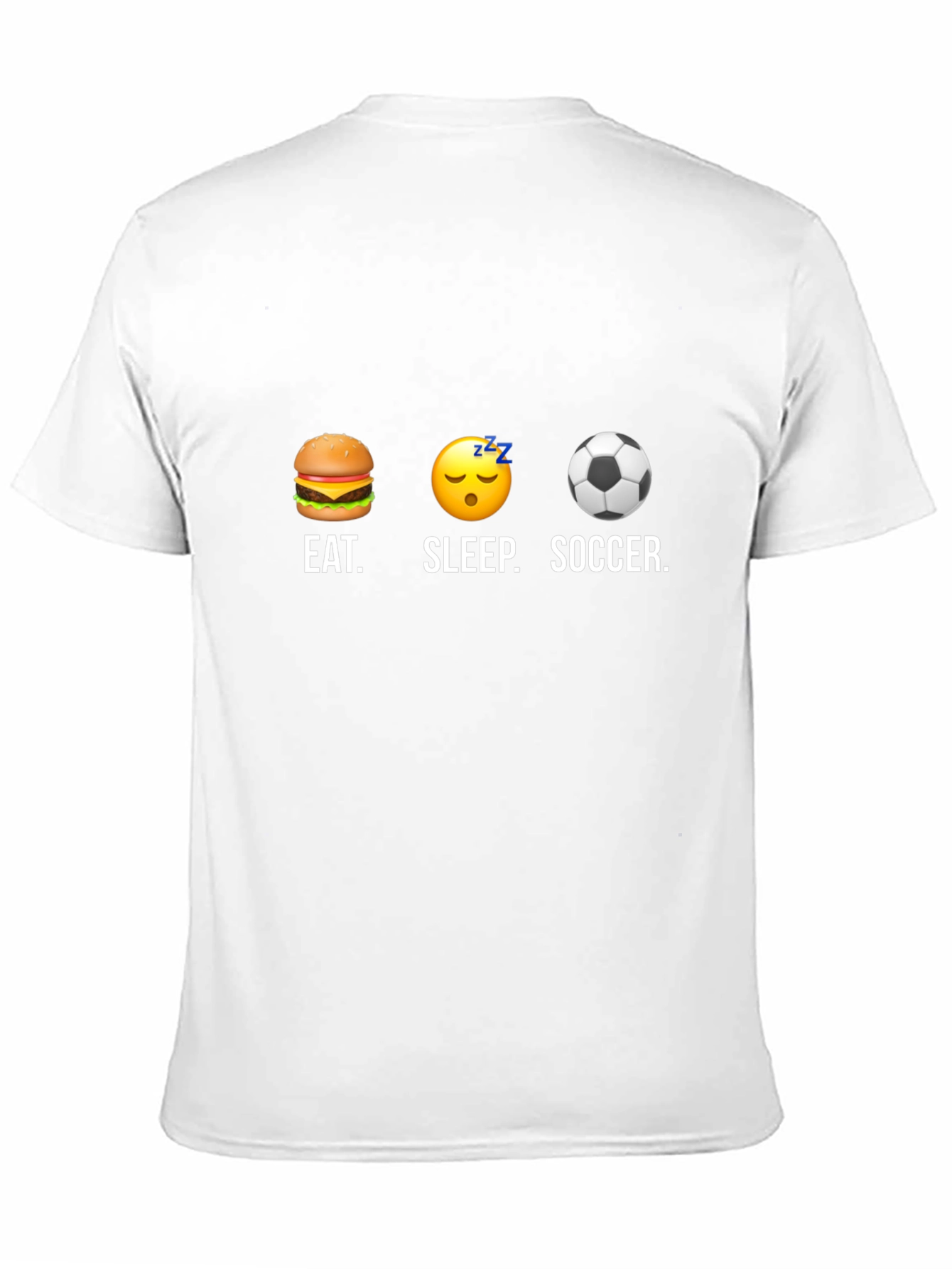 Eat Sleep Soccer T-Shirt - Funny Graphic Tee