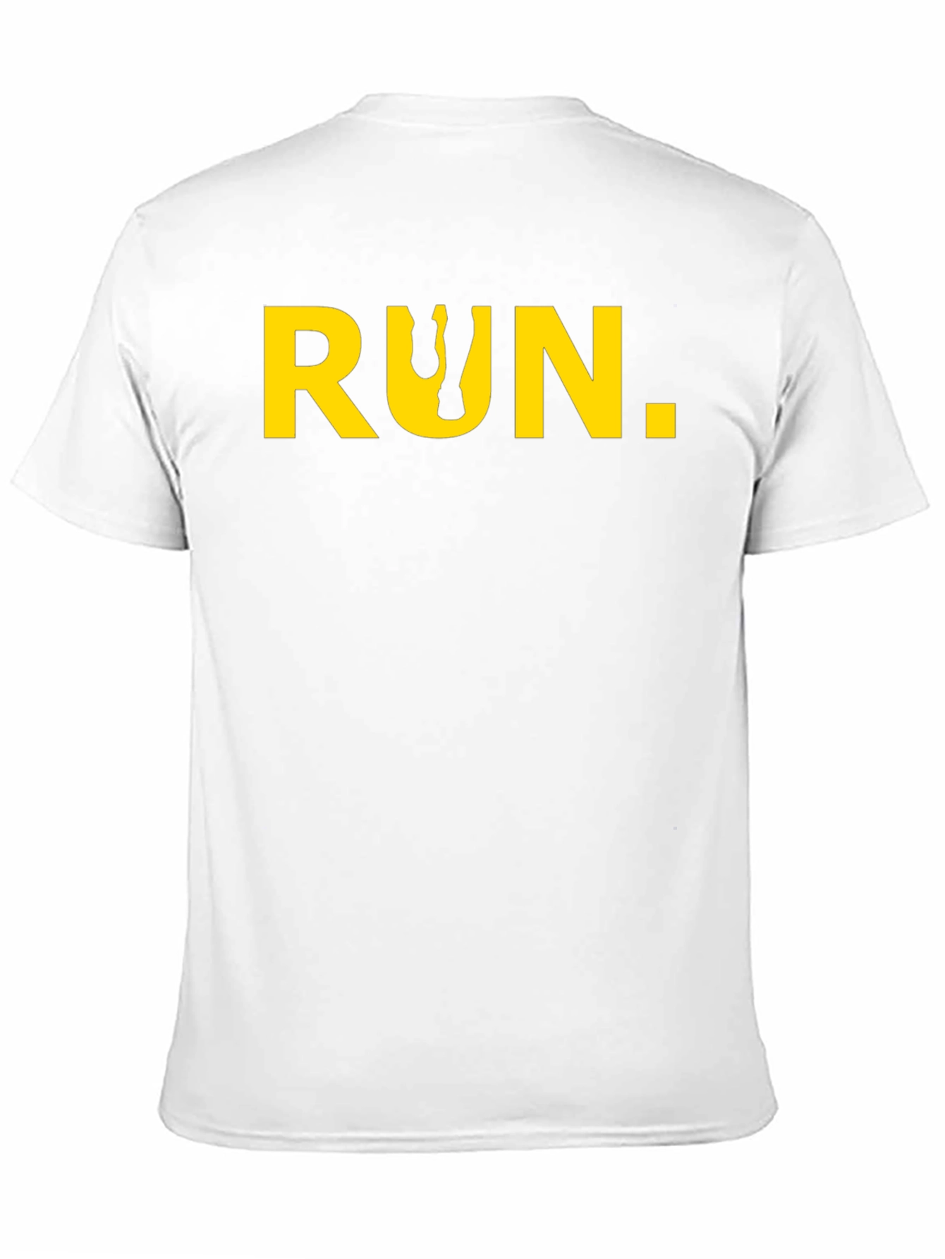 Run Graphic Tee - Black Cotton Short Sleeve