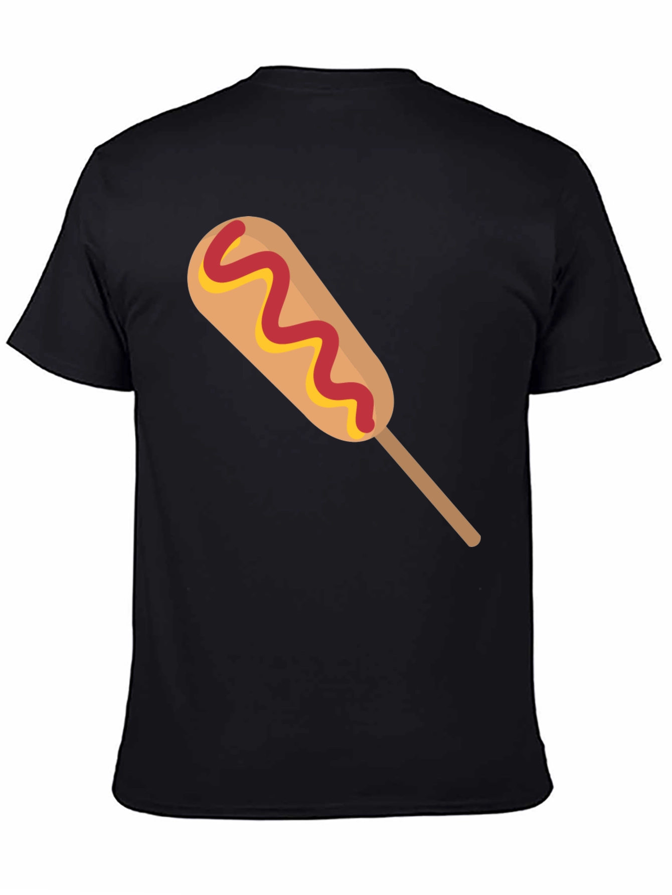 Corn Dog Graphic Tee - Novelty Food T-Shirt