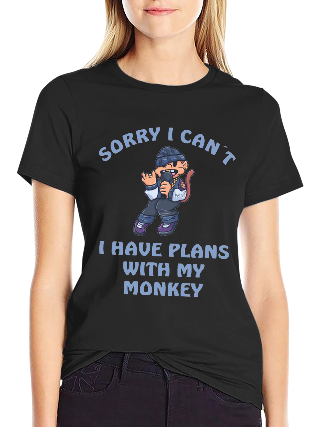 Sorry I Cant Monkey T-Shirt