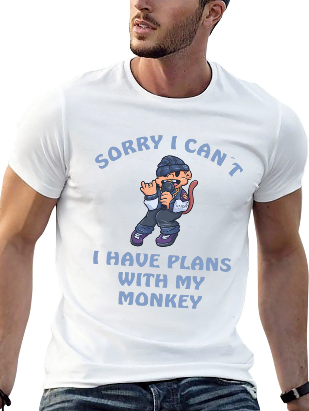 Sorry I Cant Monkey T-Shirt