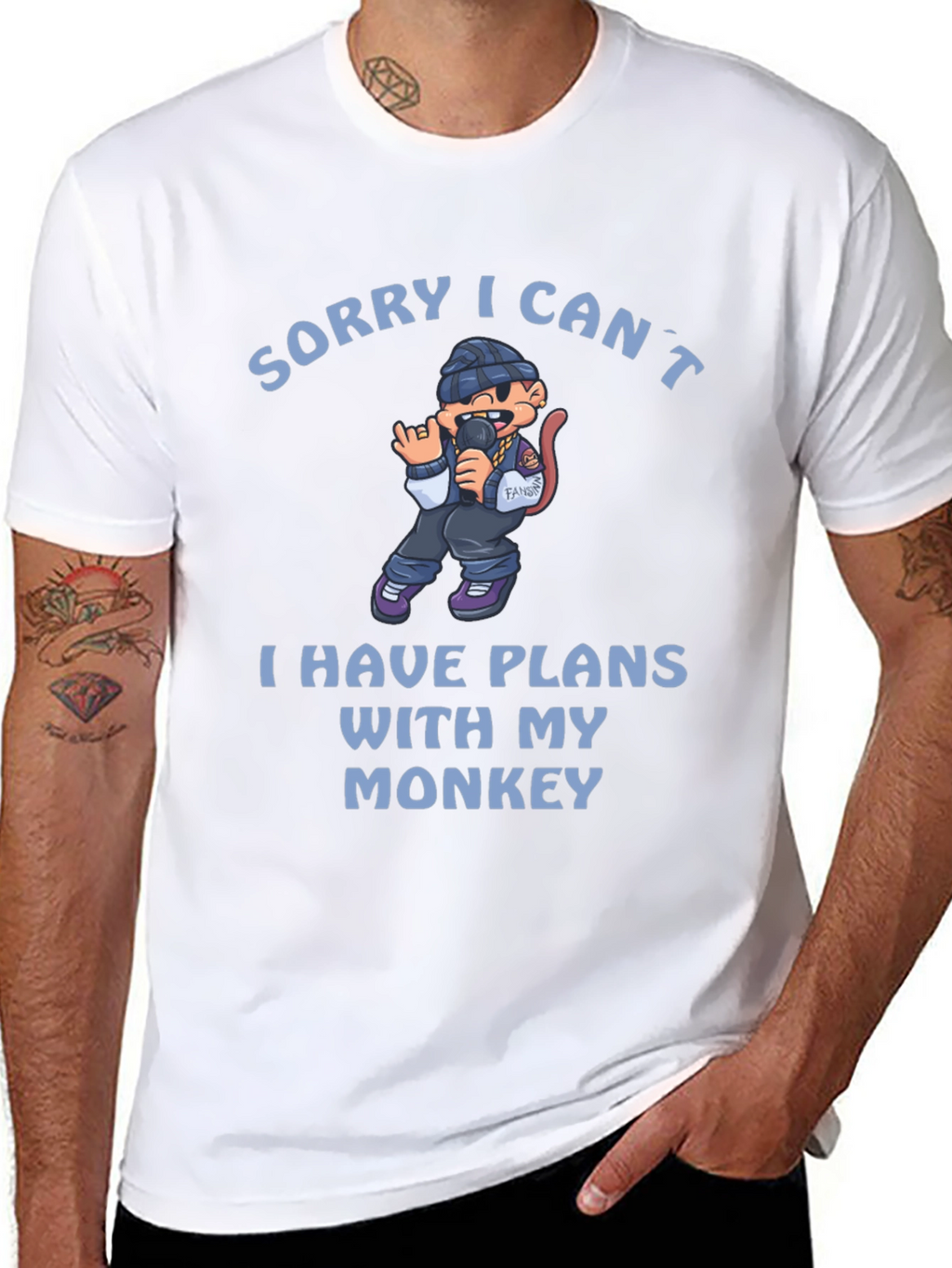 Sorry I Cant Monkey T-Shirt