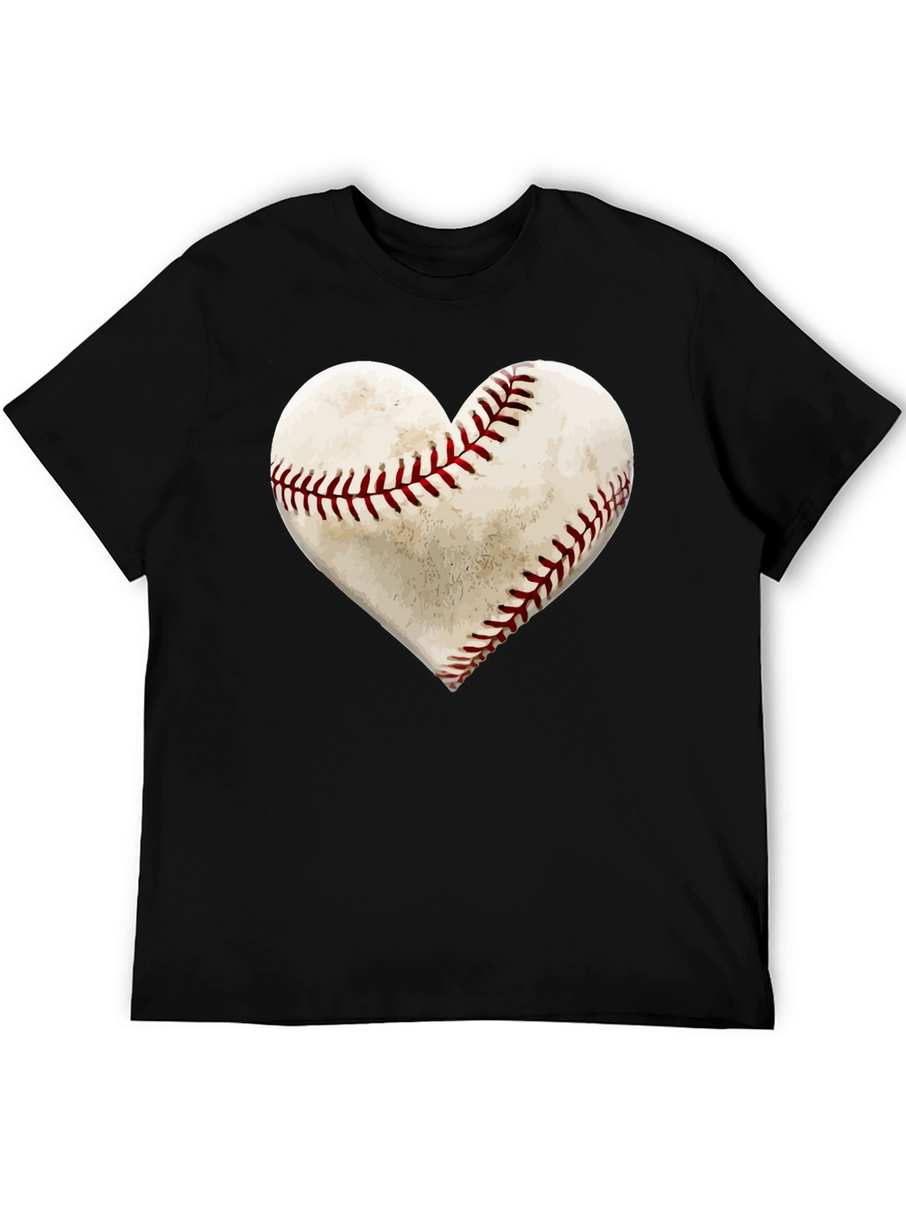 Baseball Heart T-Shirt - Sports Lover Tee