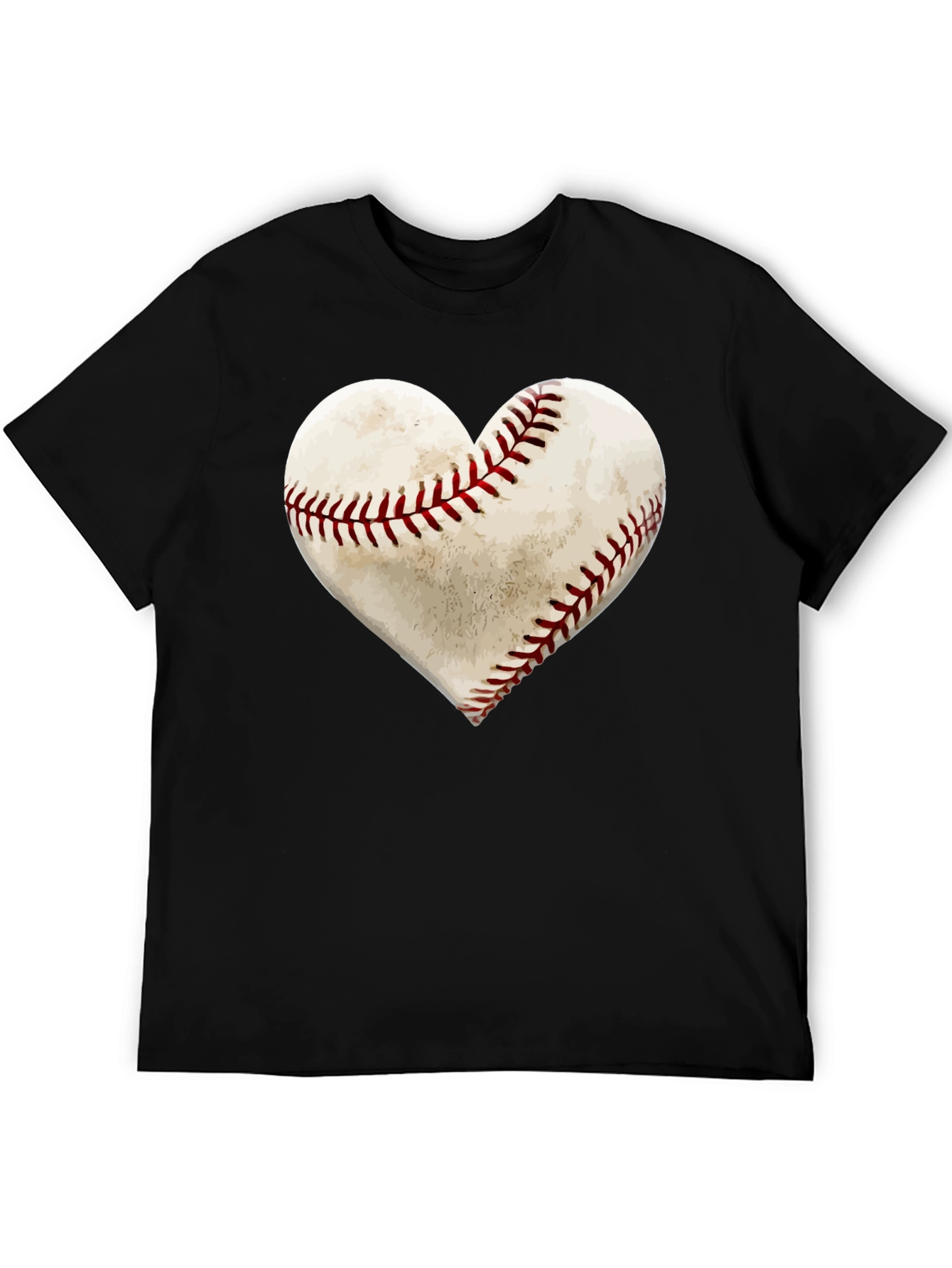 Baseball Heart T-Shirt - Sports Lover Tee