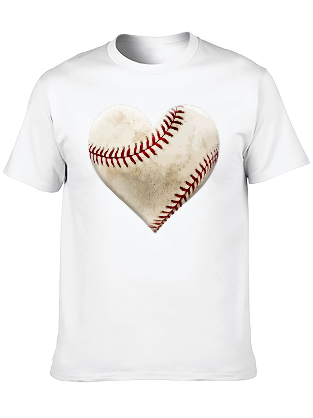 Baseball Heart T-Shirt - Sports Lover Tee