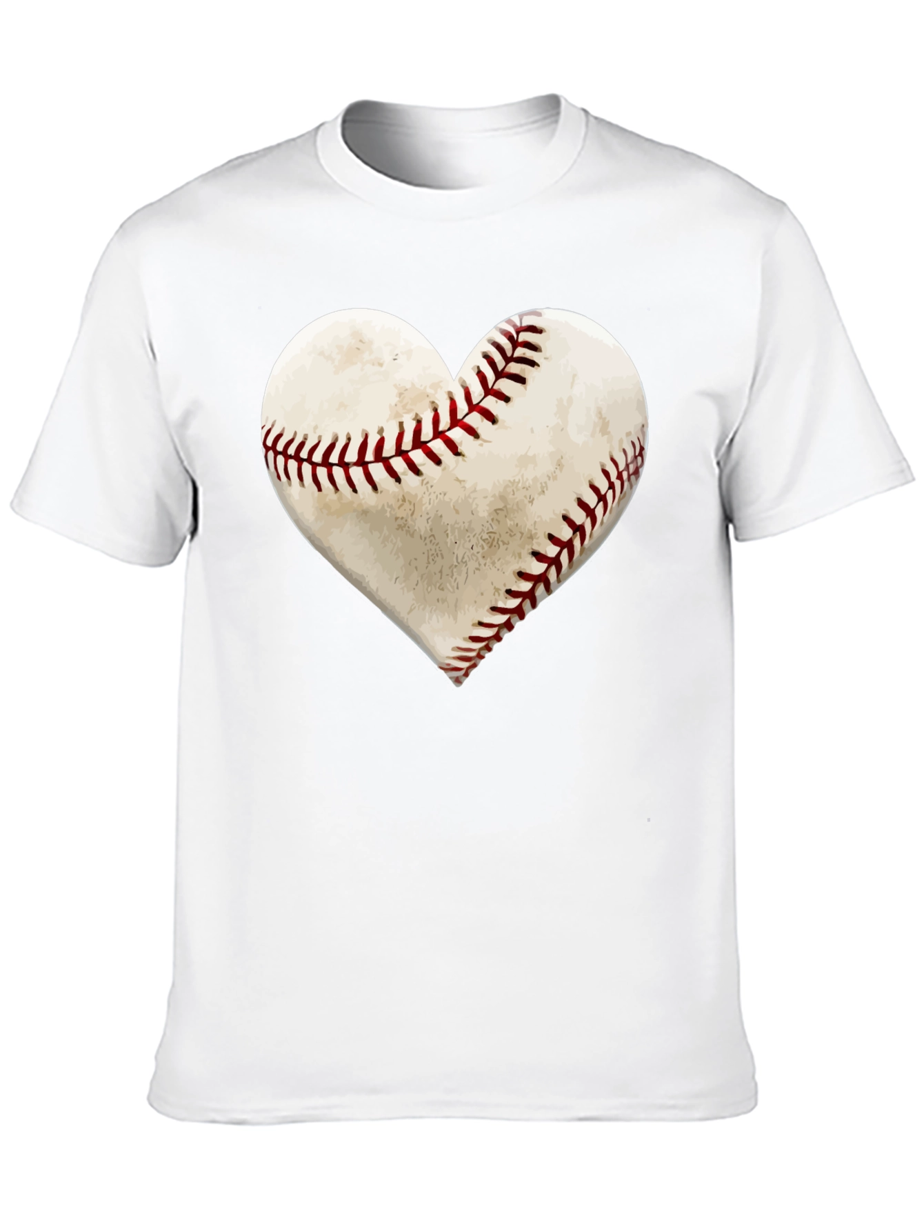 Baseball Heart T-Shirt - Sports Lover Tee