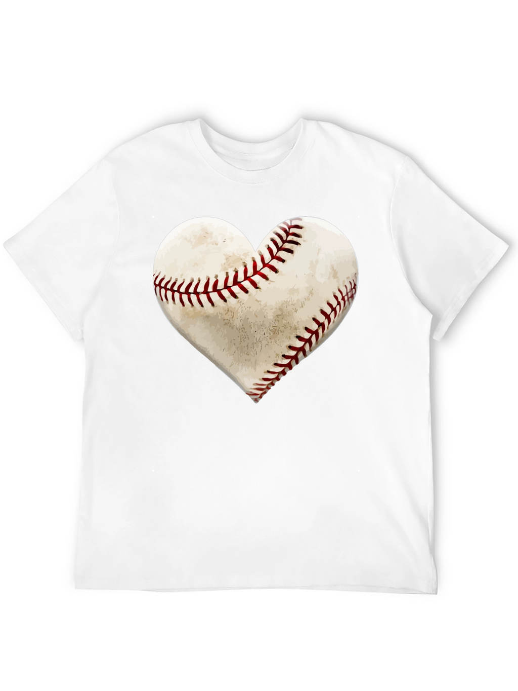 Baseball Heart T-Shirt - Sports Lover Tee