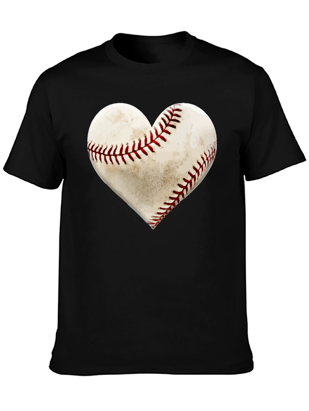 Baseball Heart T-Shirt - Sports Lover Tee