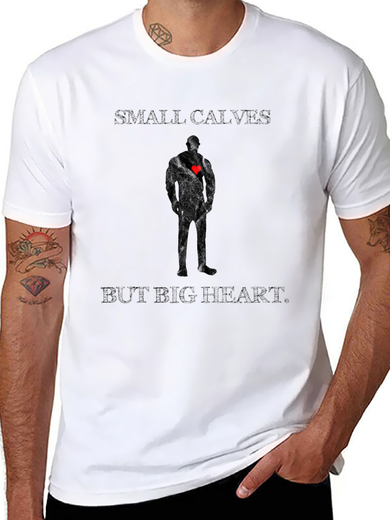 Small Calves Big Heart Graphic Tee
