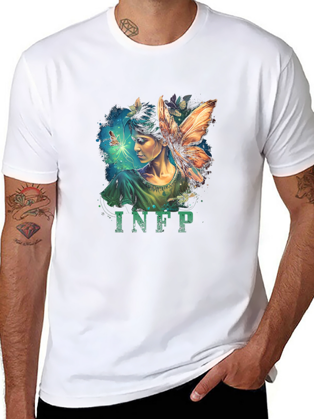 INFP Fairycore Black Tee