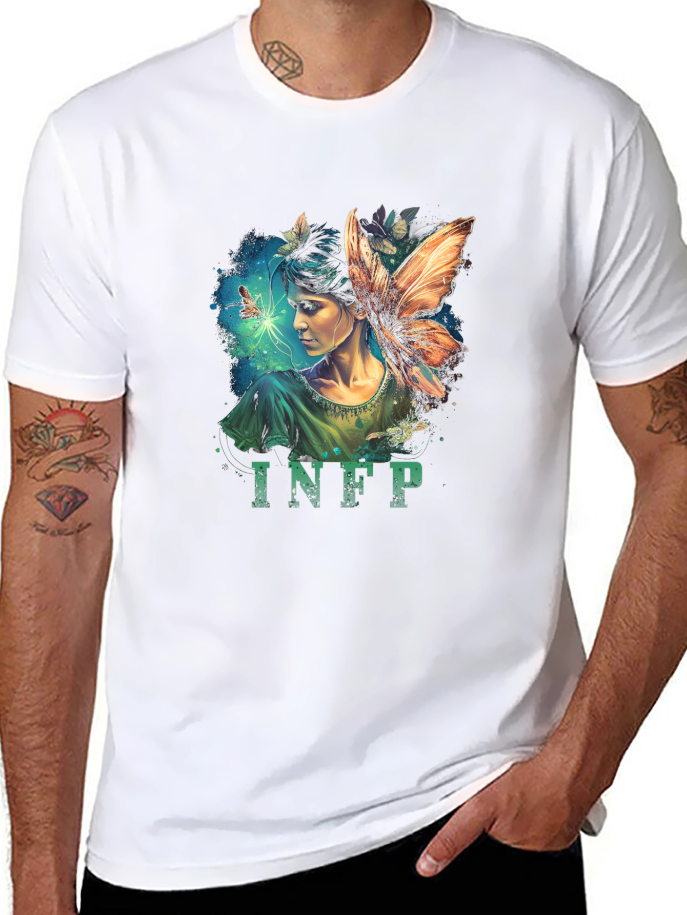 INFP Fairycore Black Tee