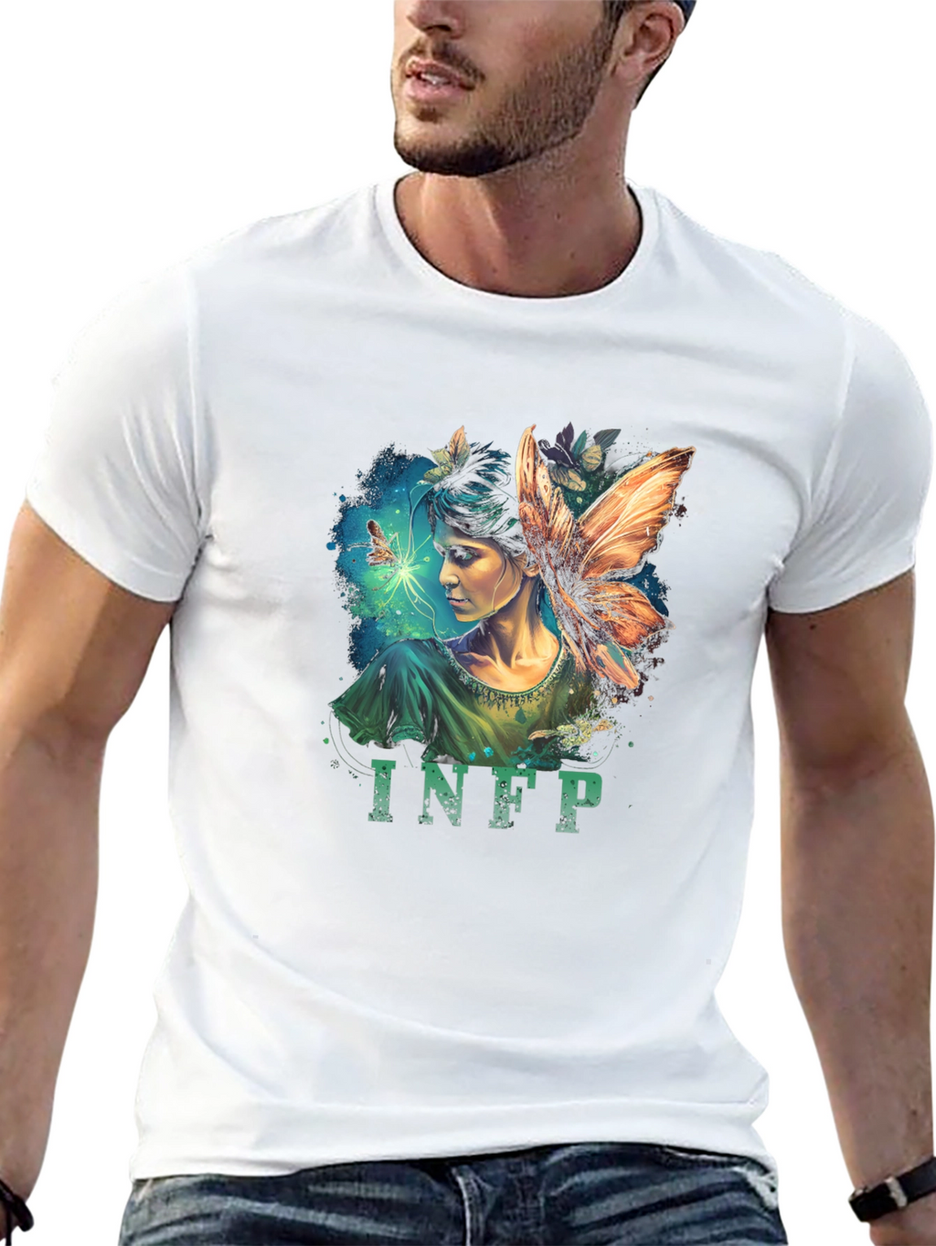 INFP Fairycore Black Tee