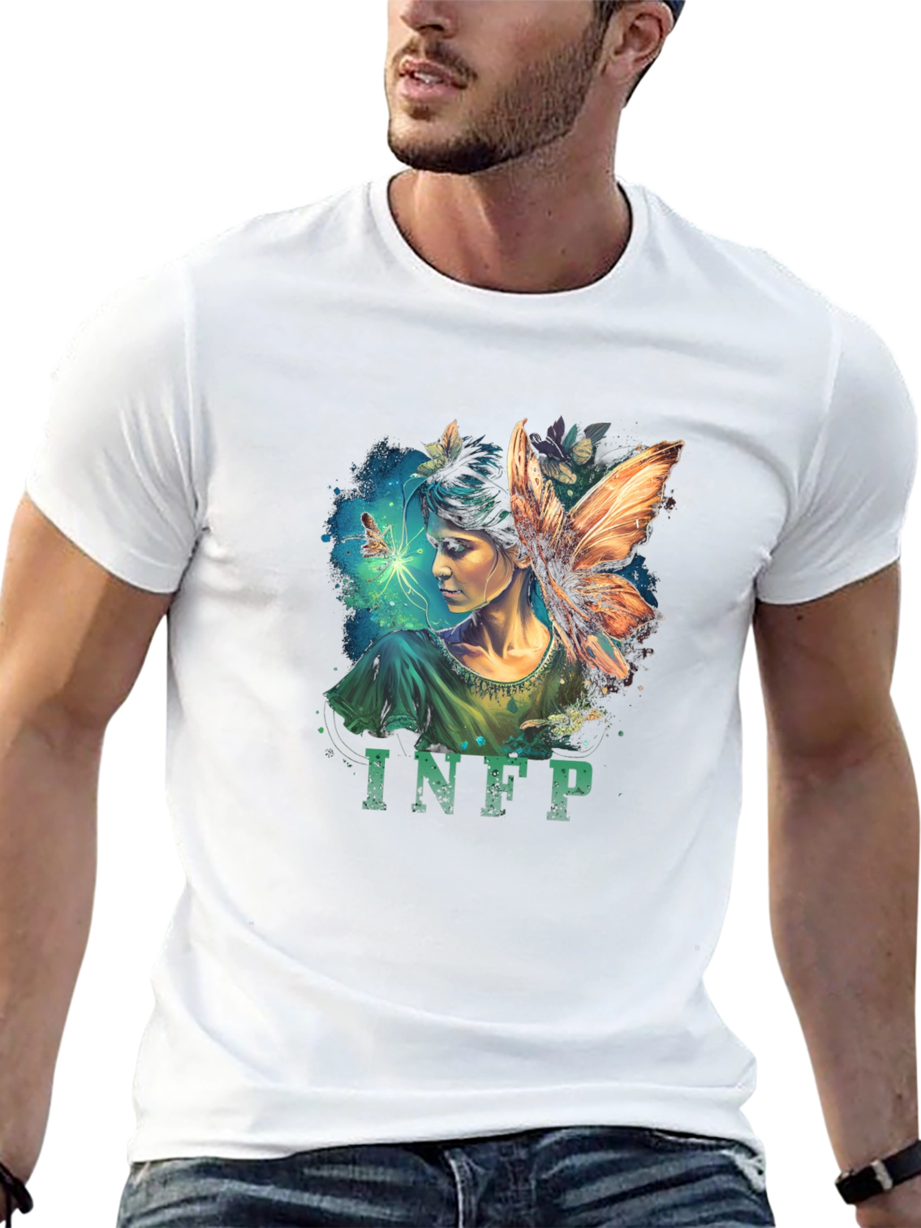 INFP Fairycore Black Tee