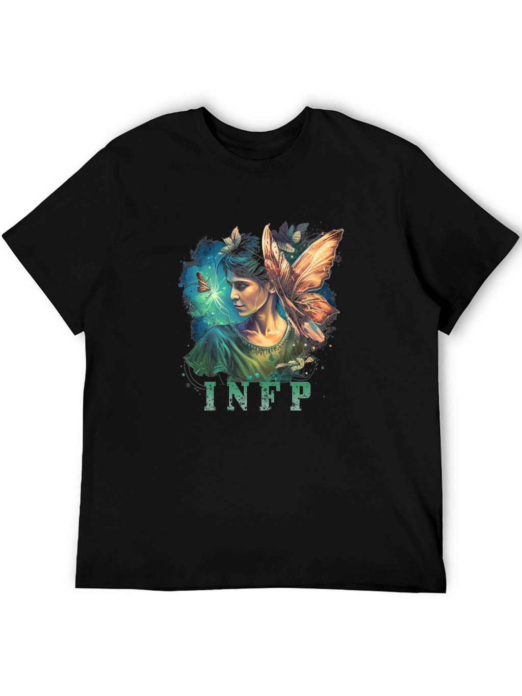 INFP Fairycore Black Tee