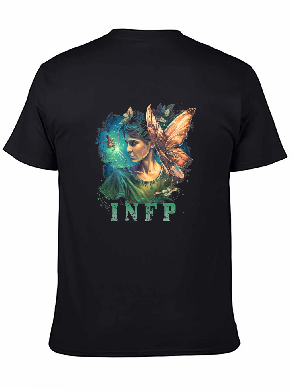 INFP Fairycore Black Tee